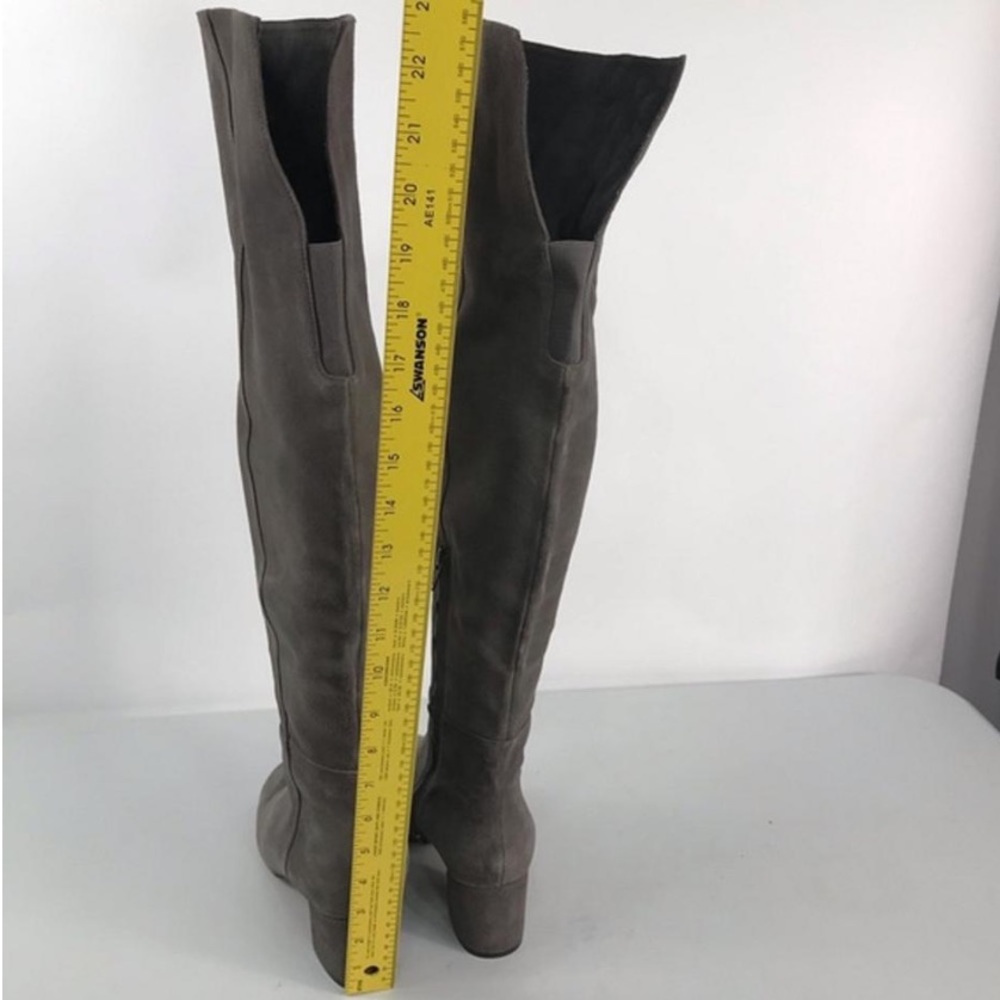 Halogen Gray Over the Knee Suede Boots Size 8 - Picture 5 of 8